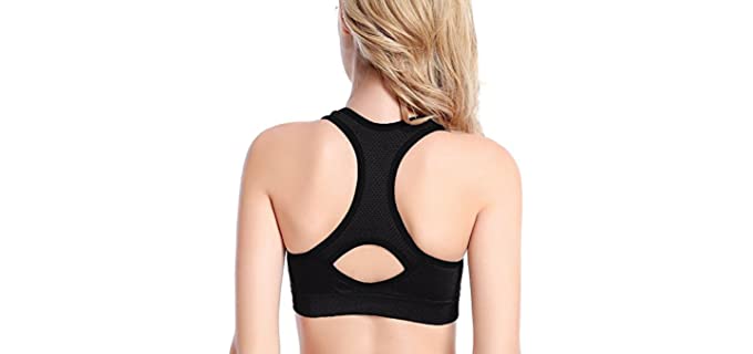 racerback bras for large breasts