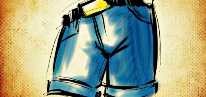 jean shorts for apple shape