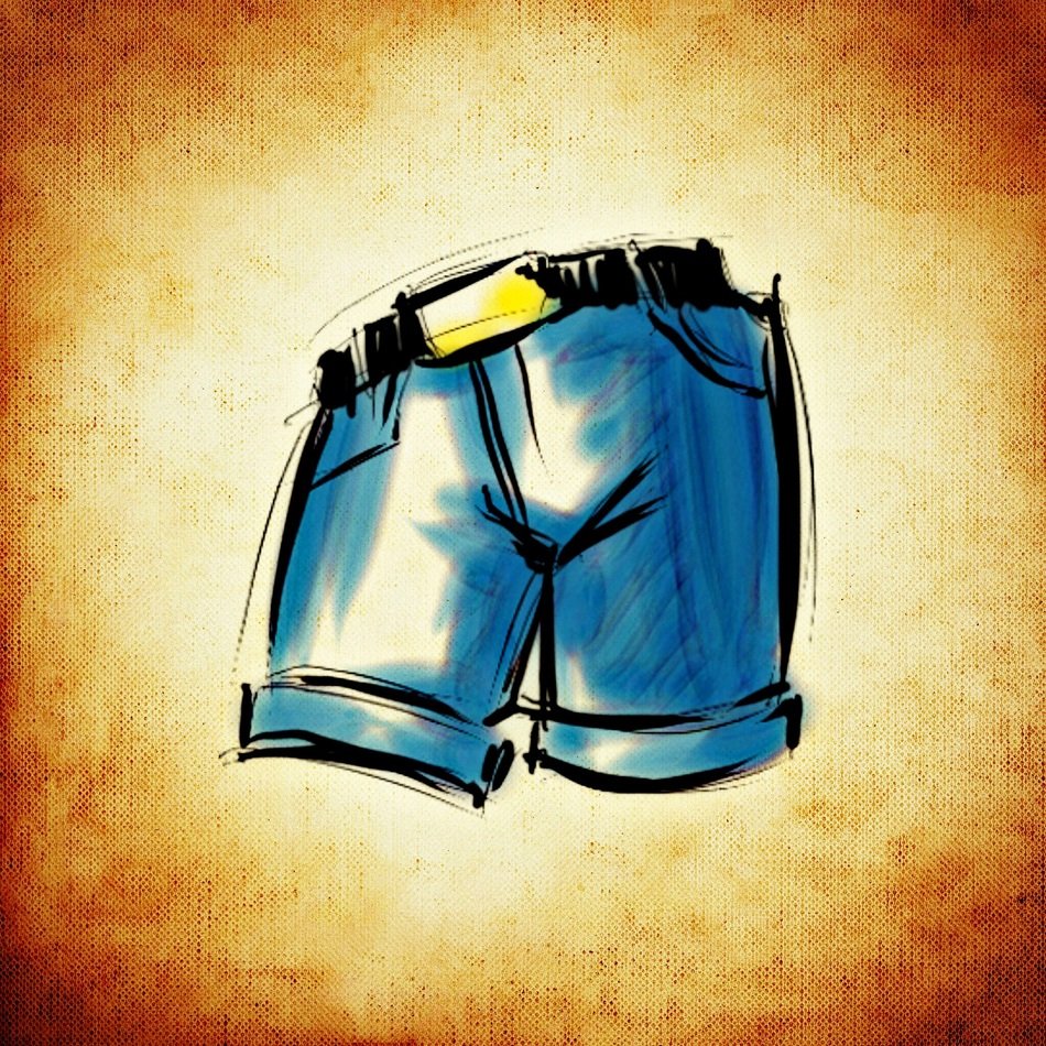 denim shorts for apple shape