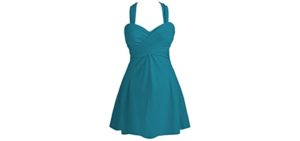 Cocopear Women's Elegant - Short Torso Swimsuit Dress