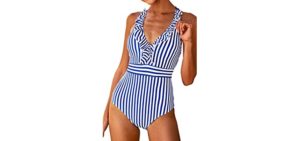 Cupshe Women's V-Neck - Pear Shape Figure Swimsuit