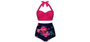 Angrella Women's Vintage - Muffin Top Bikini